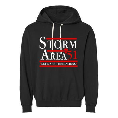 Storm Area 51 Campaign Garment-Dyed Fleece Hoodie