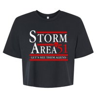 Storm Area 51 Campaign Bella+Canvas Jersey Crop Tee