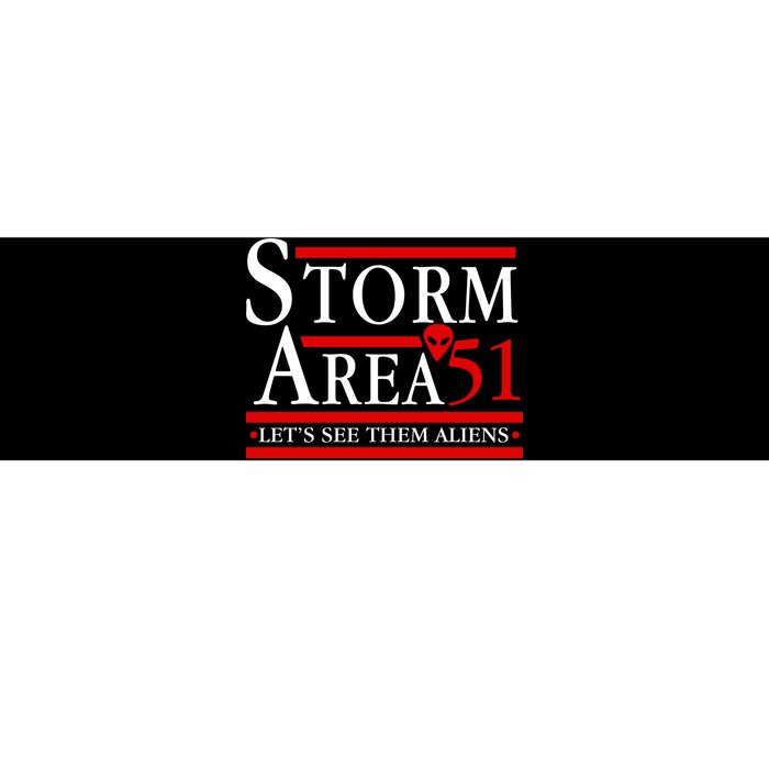 Storm Area 51 Campaign Bumper Sticker