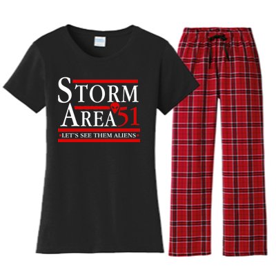 Storm Area 51 Campaign Women's Flannel Pajama Set