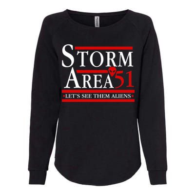 Storm Area 51 Campaign Womens California Wash Sweatshirt