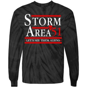 Storm Area 51 Campaign Tie-Dye Long Sleeve Shirt