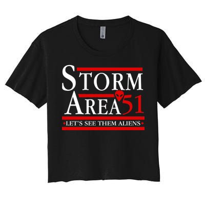 Storm Area 51 Campaign Women's Crop Top Tee