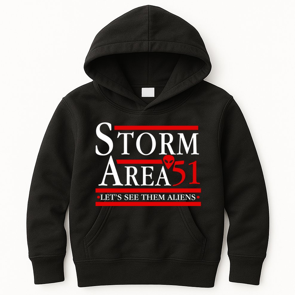 Storm Area 51 Campaign Kids Hoodie