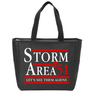 Storm Area 51 Campaign Zip Tote Bag