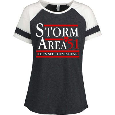 Storm Area 51 Campaign Enza Ladies Jersey Colorblock Tee