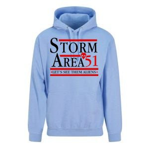 Storm Area 51 Campaign Unisex Surf Hoodie