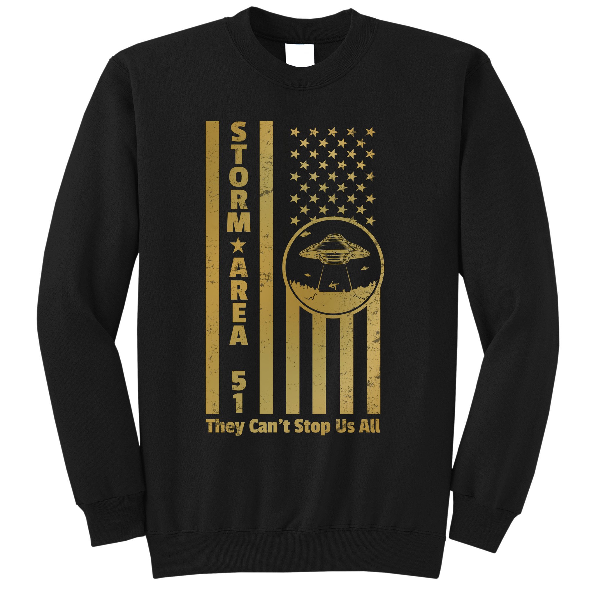 Storm Area 51 Golden Flag Sweatshirt