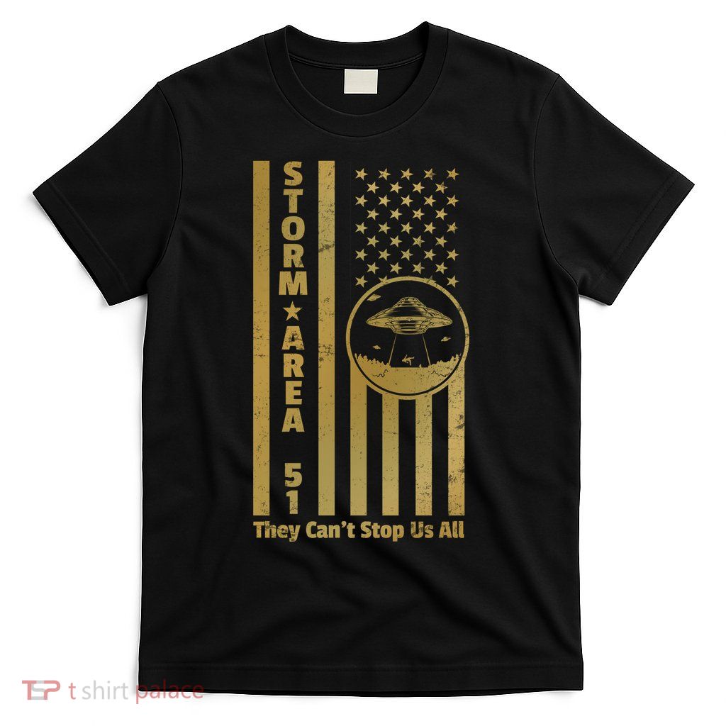 Storm Area 51 Golden Flag T-Shirt