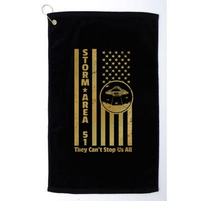 Storm Area 51 Golden Flag Platinum Collection Golf Towel