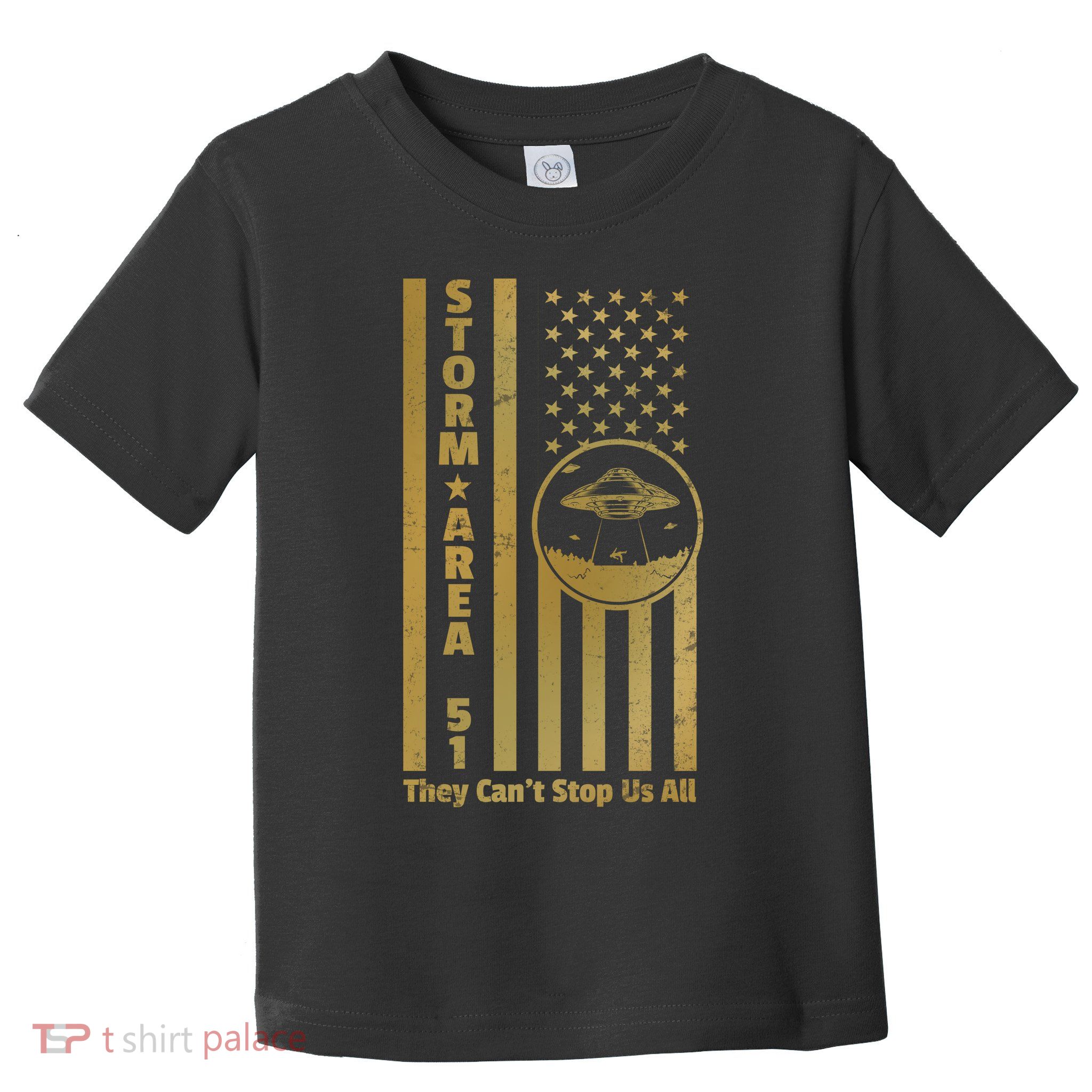Storm Area 51 Golden Flag Toddler T-Shirt