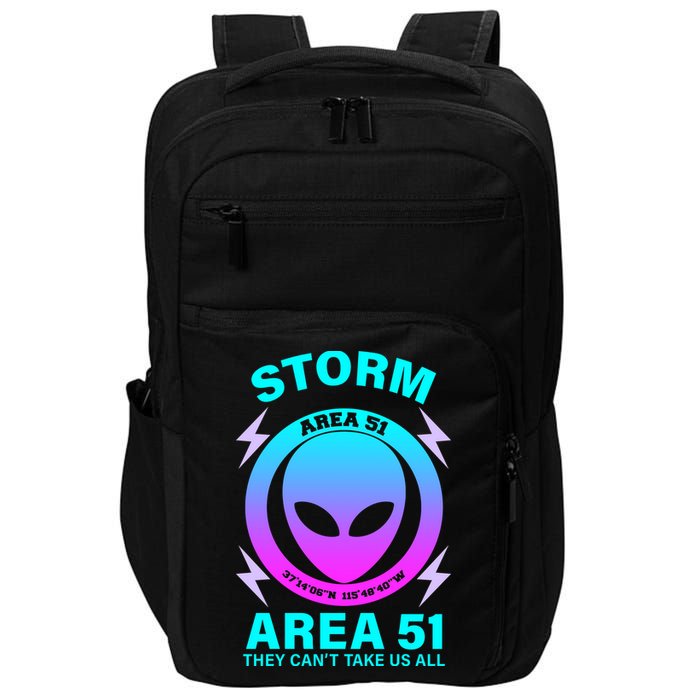Storm Area 51 They Can't Stop Us All Impact Tech Backpack