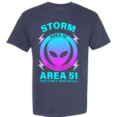 Storm Area 51 They Can't Stop Us All Garment-Dyed Heavyweight T-Shirt