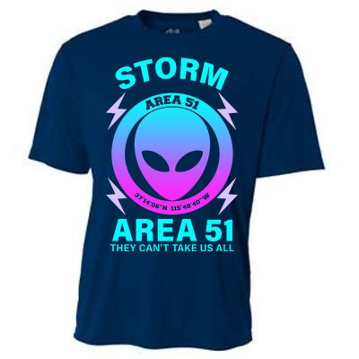 Storm Area 51 They Can't Stop Us All Cooling Performance Crew T-Shirt