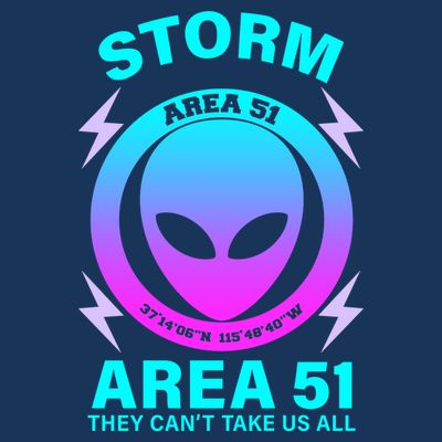 Storm Area 51 They Can't Stop Us All T-Shirt