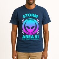 Storm Area 51 They Can't Stop Us All Tall T-Shirt