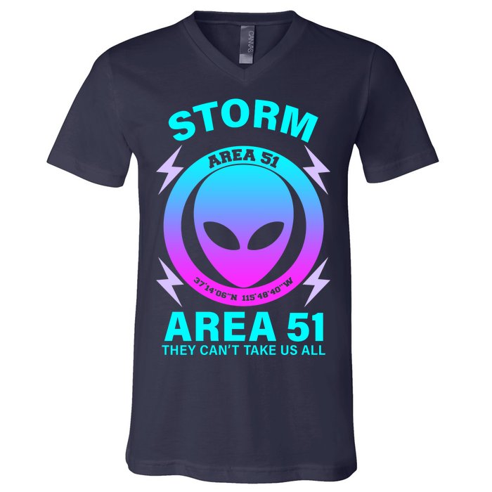 Storm Area 51 They Can't Stop Us All V-Neck T-Shirt