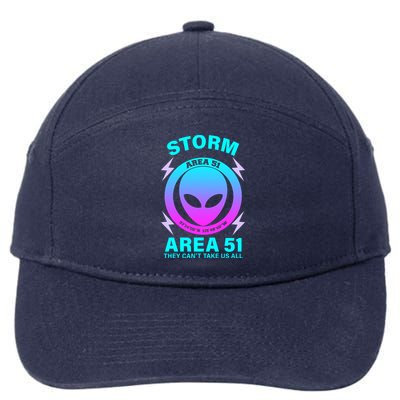 Storm Area 51 They Can't Stop Us All 7-Panel Snapback Hat