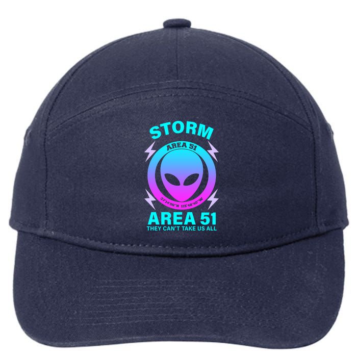 Storm Area 51 They Can't Stop Us All 7-Panel Snapback Hat