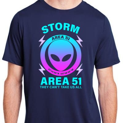 Storm Area 51 They Can't Stop Us All Adult ChromaSoft Performance T-Shirt