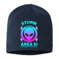 Storm Area 51 They Can't Stop Us All Sustainable Beanie