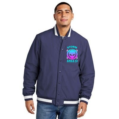 Storm Area 51 They Can't Stop Us All Insulated Varsity Jacket