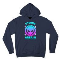 Storm Area 51 They Can't Stop Us All Tall Hoodie