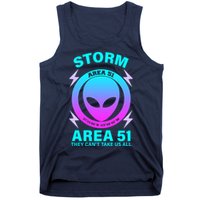 Storm Area 51 They Can't Stop Us All Tank Top