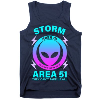 Storm Area 51 They Can't Stop Us All Tank Top