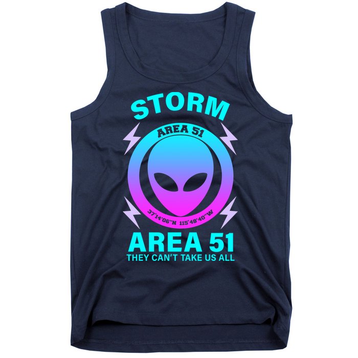 Storm Area 51 They Can't Stop Us All Tank Top