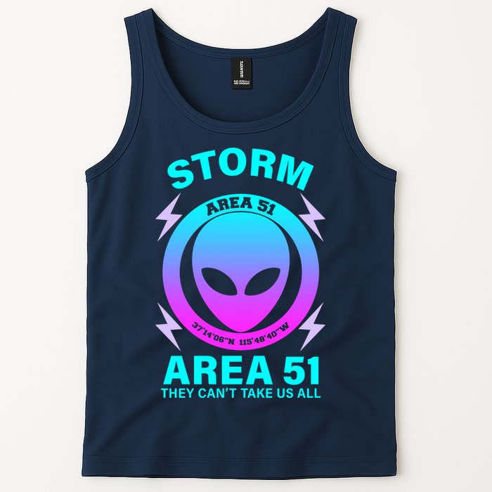 Storm Area 51 They Can't Stop Us All Tank Top