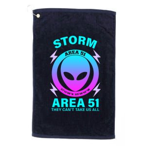 Storm Area 51 They Can't Stop Us All Platinum Collection Golf Towel