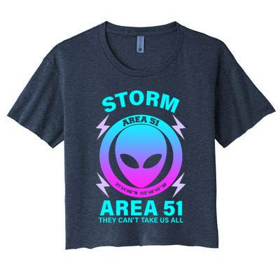 Storm Area 51 They Can't Stop Us All Crop Top