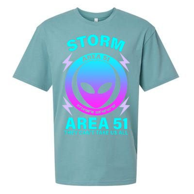 Storm Area 51 They Can't Stop Us All Sueded Cloud Jersey T-Shirt