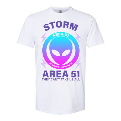 Storm Area 51 They Can't Stop Us All Softstyle® CVC T-Shirt