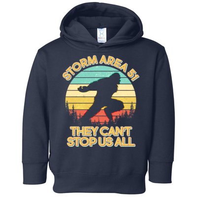 Storm Area 51 They Can't Stop Us All Bigfoot Toddler Hoodie