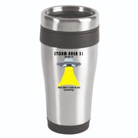 Storm Area 51 They Can't Stop Us Probably 16oz Travel Tumbler