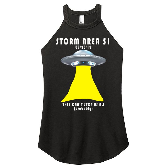 Storm Area 51 They Can't Stop Us Probably Women's Perfect Tri Rocker Tank