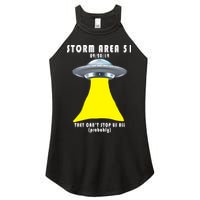 Storm Area 51 They Can't Stop Us Probably Women's Perfect Tri Rocker Tank