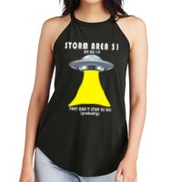 Storm Area 51 They Can't Stop Us Probably Women's Perfect Tri Rocker Tank
