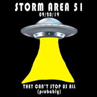 Storm Area 51 They Can't Stop Us Probably Wool Snapback Cap