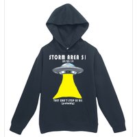 Storm Area 51 They Can't Stop Us Probably Urban Pullover Hoodie