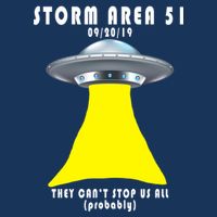 Storm Area 51 They Can't Stop Us Probably Baby Bodysuit