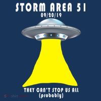 Storm Area 51 They Can't Stop Us Probably Tank Top