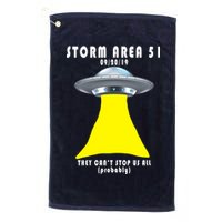 Storm Area 51 They Can't Stop Us Probably Golf Towel