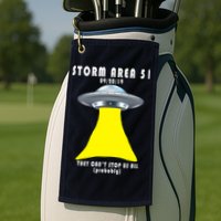 Storm Area 51 They Can't Stop Us Probably Golf Towel
