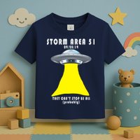Storm Area 51 They Can't Stop Us Probably Toddler T-Shirt