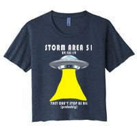 Storm Area 51 They Can't Stop Us Probably Crop Top