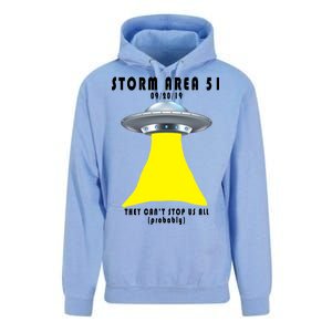 Storm Area 51 They Can't Stop Us Probably Unisex Surf Hoodie