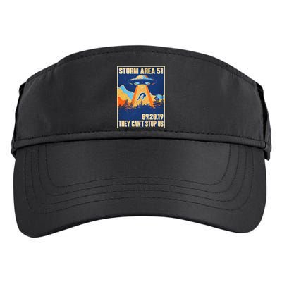Storm Area 51 Travel Poster They Can't Stop Us Adult Drive Performance Visor